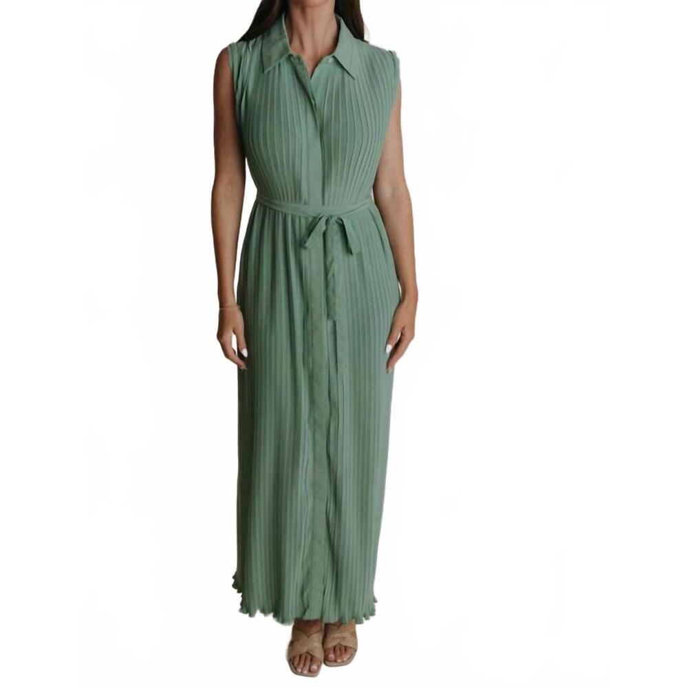 NEW LAROQUE pierce dress in sage